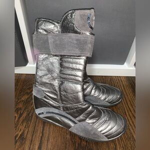 Silver Kids Boots
